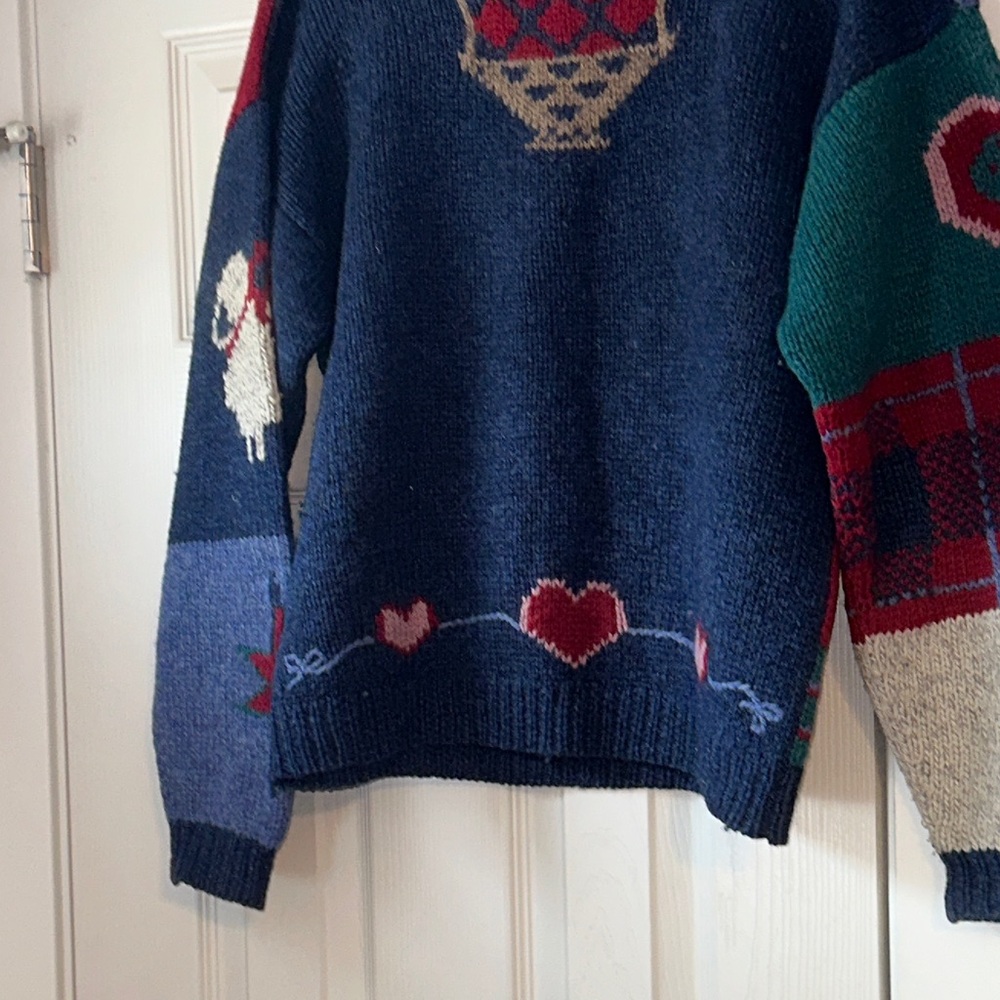 Woolrich Vintage Multicolor Patchwork 100% Wool S… - image 8